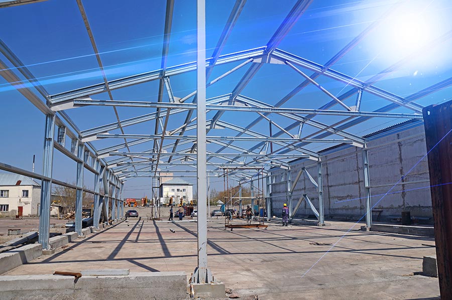 Монтаж и сборка металлоконструкций ТОО «ЛДСП»