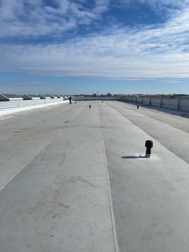 Монтаж ПВХ-мембраны Электровозосборочный завод