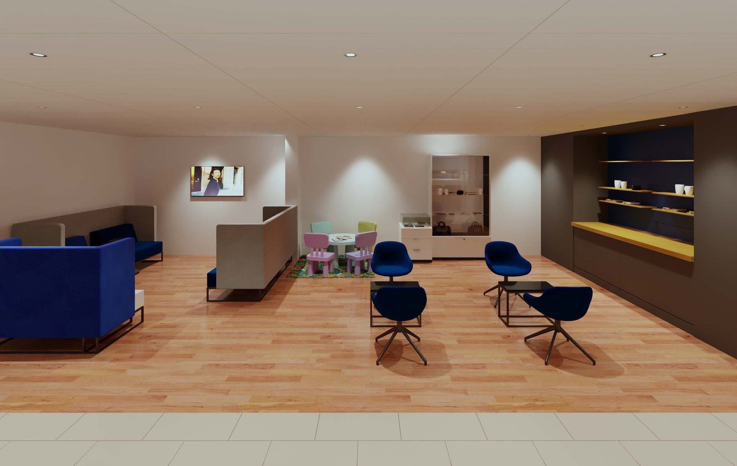 Ремонтно монтажные работы в здании Автосалона «Автомир-Центр»