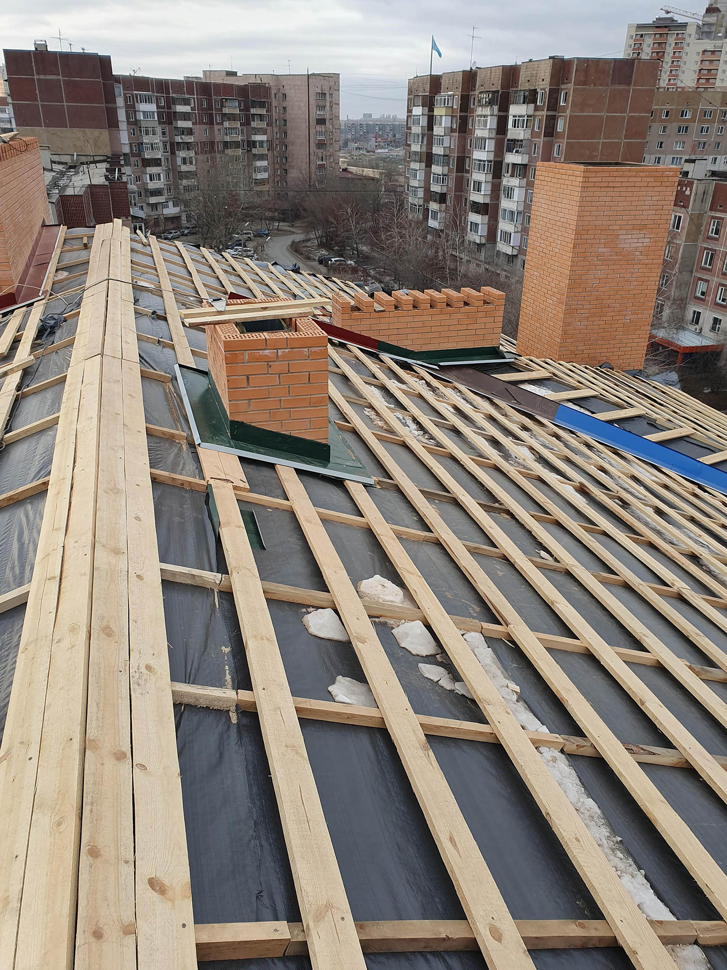 Устройство кровли жилого дома